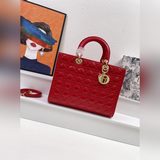 Большой dior lady с семью застежками/сумка lady dior, 32 см.