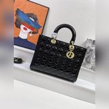 Большой dior lady с семью застежками/сумка lady dior, 32 см.
