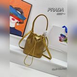Prad полный бриллиантов ручная сумка с отсеком в форме ведра, весь корпус украше
