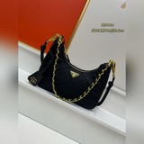 1BH404 Ручная сумка из нейлона Hobo с ручкой/подмышечная сумка, которая стала по