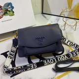 Prada сумка с клапаном и одним плечевым ремнем, модель 2103, с двумя плечевыми р