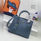PRADA 2756# Оригинальный верхний слой кожи с крестообразным узором, изготовлен с