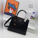 PRADA 2756# Оригинальный верхний слой кожи с крестообразным узором, изготовлен с