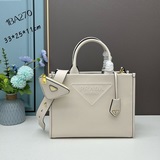 Сумка-тоут из кожи, ручки из кожи Saffiano, съемная треугольная сумка 110 см, ре