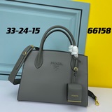 Высококачественная сумка PRADA.#66158 изготовлена из импортной кожи крупного рог