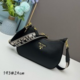 Сезонная сумка Prada 2023 VITELLODAINO с одним плечевым ремнем, мягкая, для мужч