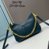 Дебют PRADA, король бестселлеров (кожаный ремень + цепочка через плечо), модная,
