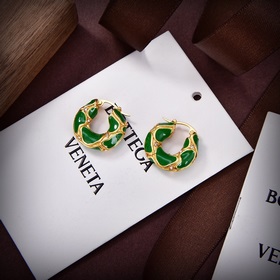 BOTTEGA VENETA новые серьги BV с уникальным дизайном индивидуальн