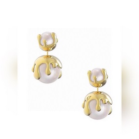 BOTTEGA VENETA новые серьги BV Pearl с уникальным дизайном индиви