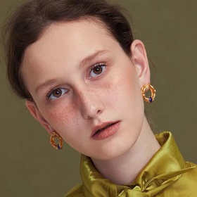 BOTTEGA VENETA новые серьги BV Star Moon. Уникальный дизайн, полн
