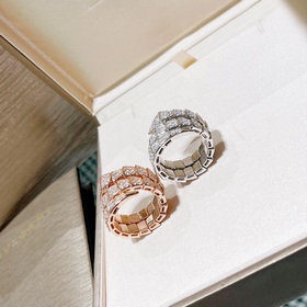 Уровень покупки Bvlgari SERPENTI серия, кольцо с открытым верхом,