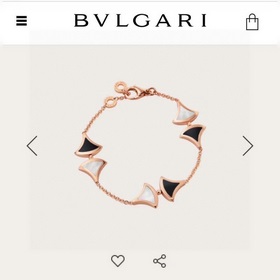Уровень покупки Bvlgari Diva серия Черно-белая юбка Браслет Класс