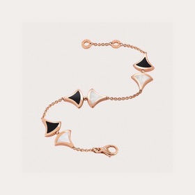 Уровень покупки Bvlgari Diva серия Черно-белая юбка Браслет Класс