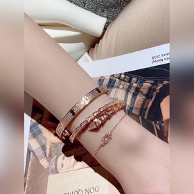 Высококачественный браслет Bulgari с тонким змеиным узором. Этот