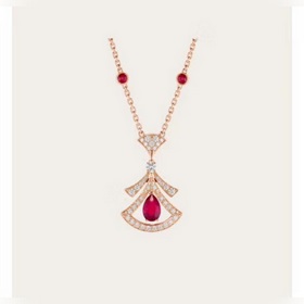 Bvlgari Diva серия, ожерелье, аналогичное ожерелью Ван Оу, красны