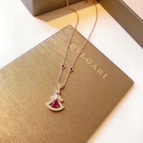 Bvlgari Diva серия, ожерелье, аналогичное ожерелью Ван Оу, красны