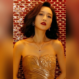 Bvlgari Diva серия, ожерелье, аналогичное ожерелью Ван Оу, красны