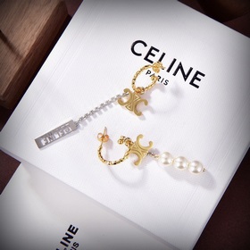 Серьги Celine RECLOUS Новинка Простые и модные серьги с асимметри