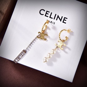 Серьги Celine RECLOUS Новинка Простые и модные серьги с асимметри