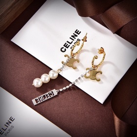 Серьги Celine RECLOUS Новинка Простые и модные серьги с асимметри