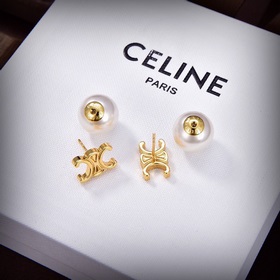Celine 2023 новые серьги RECLOUS новинка. Простые и модные серьги