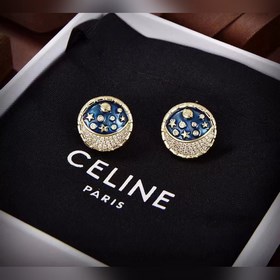 1880130 Celine Новые серьги-гвоздики «Звездное небо» с уникальным