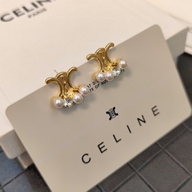 1880 Celine Новые серьги с бахромой, кристаллами жемчужинами в ф