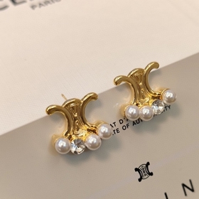 1880 Celine Новые серьги с бахромой, кристаллами жемчужинами в ф