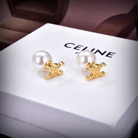 1880130 Celine 2023 новые серьги RECLOUS новинка. Простые и модны