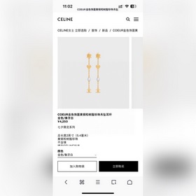 Celine 2023 новые серьги RECLOUS новинка. Простые и модные серьги