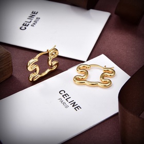 Celine 2023 новые серьги RECLOUS новинка. Простые и модные серьги