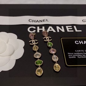 Новые серьги Chanel с цветными бриллиантами, ранний весенний колл