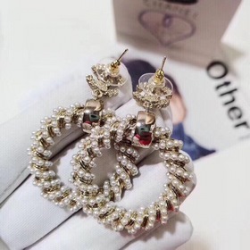 Chanel】Серьги-гвоздики, популярная модель, лучшая версия на рынке