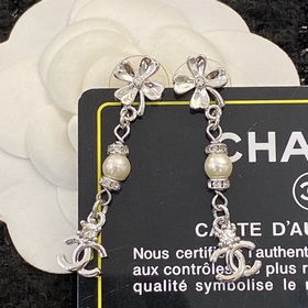 Код E2011 0237825 Популярные серьги Chanel. Новинка. CHANEL22 Сер