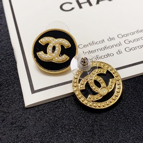 Новинка 2023 года [Chanel] Абрикосовый, черный с жемчужинами. Луч