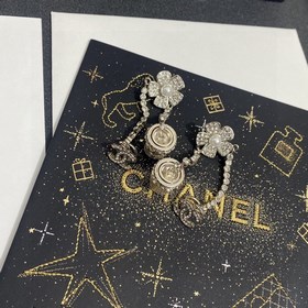 Chanel цветочный горшок с двойным C-образным кисточкой и бриллиан