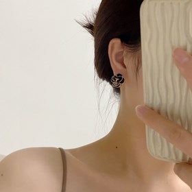 Серьги-клипсы CHANEl в стиле «маленький аромат» не требуют прокол