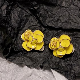 Серьги-клипсы CHANEl в стиле «маленький аромат» не требуют прокол
