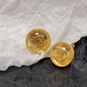Новые серьги Chanel с двойным C-образным мотивом в стиле желе. Эт