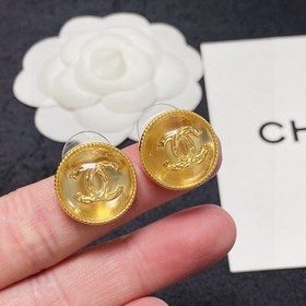 Новые серьги Chanel с двойным C-образным мотивом в стиле желе. Эт