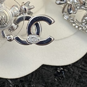Код E2006 0247820 Популярные серьги Chanel. Новинка. CHANEL22 Сер