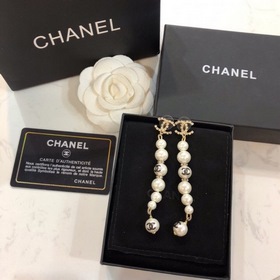 Новые серьги Chanel из чистого серебра 925 пробы с латунными элем