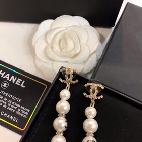 Новые серьги Chanel из чистого серебра 925 пробы с латунными элем