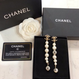 Новые серьги Chanel из чистого серебра 925 пробы с латунными элем