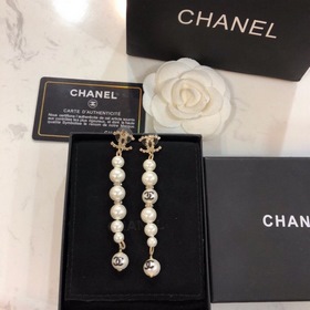 Новые серьги Chanel из чистого серебра 925 пробы с латунными элем