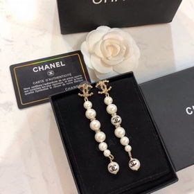 Новые серьги Chanel из чистого серебра 925 пробы с латунными элем