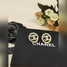 188030 Популярный товар Chanel, новейшая модель черных сережек-ко