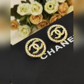 188030 Популярный товар Chanel, новейшая модель черных сережек-ко
