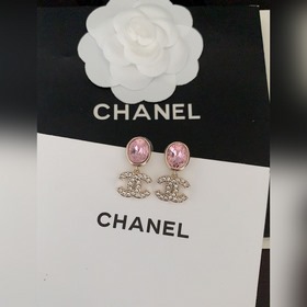 Новейшие серьги Chanel с овальными розовыми бриллиантами. Изготов