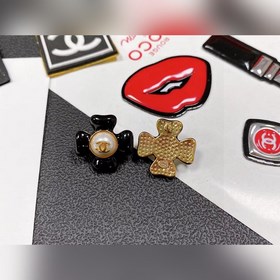 Dior, подержанные серьги, новые в магазине, подлинные, из латуни,